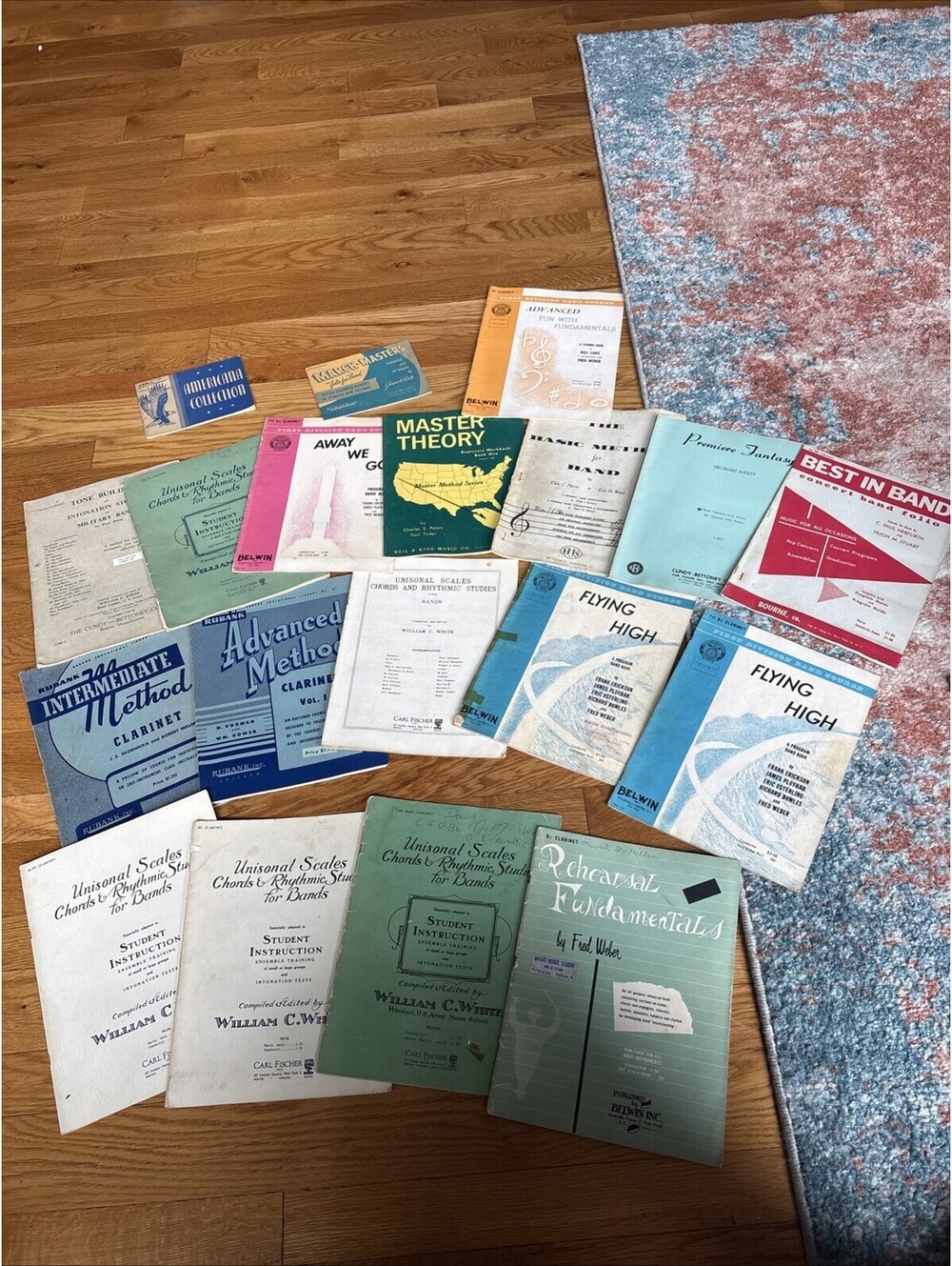 "19 Vintage Band Method Sheet Music Books"